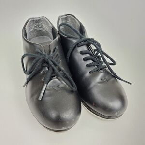 CAPEZIO Tic Tap‎ Toe Dance Shoe Child Black SZ 12.5M 443C RN#63356 Beginner